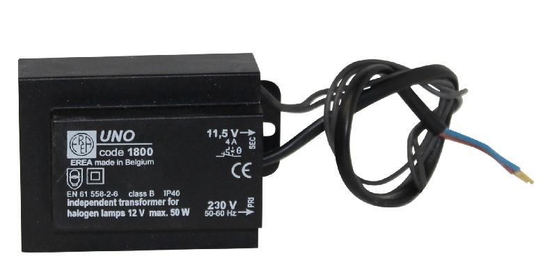 Transformateur monophasé de sécurité Uno - 50W - 230V/12V - IP20_0