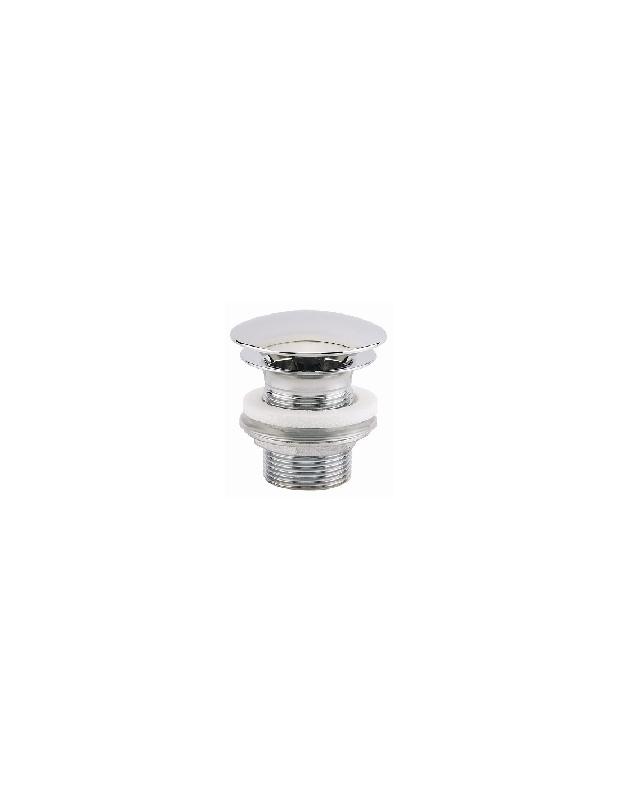 BONDE DE LAVABO CHAMPIGNON LAITON CHROMÉE H60 33X42 - VALENTIN - 00 122500 000 00