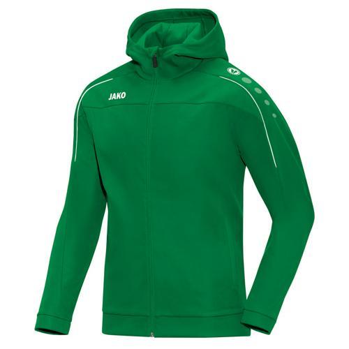 VESTE À CAPUCHE JAKO CLASSICO VERT