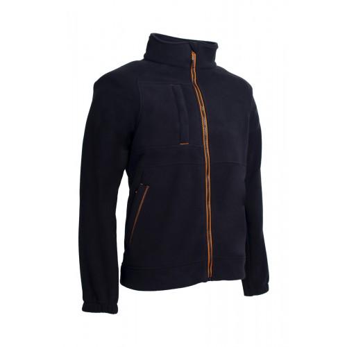 VESTE DE TRAVAIL 100% POLAIRE NOIR ET ORANGE KOALA M COVERGUARD