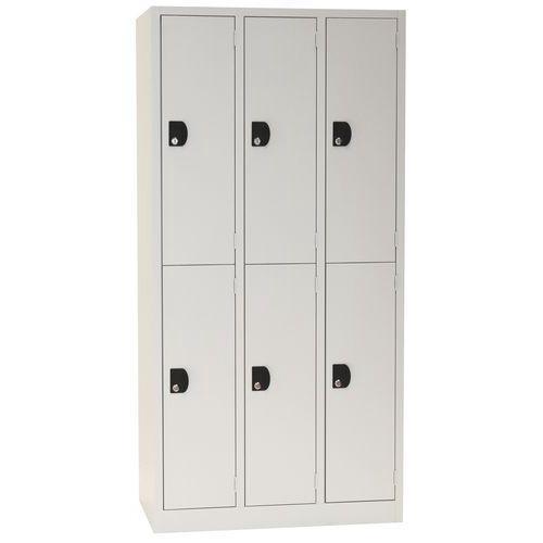 VESTIAIRE MULTICASES MODULO - 1 À 3 COLONNES - SUR SOCLE - MANUTAN EXPERT