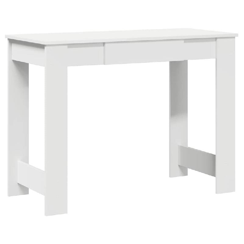 VidaXL Bureau blanc 100x45x75 cm bois d'ingénierie Modèle Vega Logic Plus - 860427_0