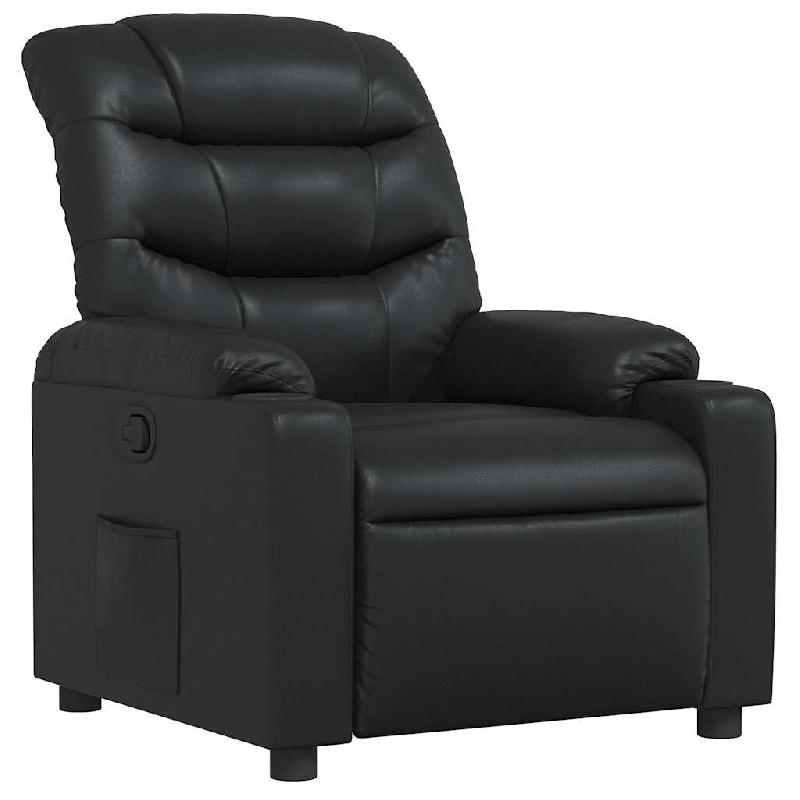 VidaXL Fauteuil inclinable Noir Similicuir Modèle Kalvarix - 374133_0
