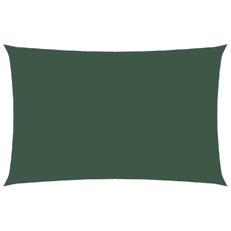 VidaXL Voile de parasol tissu oxford rectangulaire 2,5x5 m vert foncé Modèle Jardin Psi - vert 135484_0