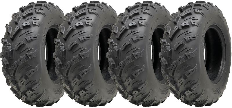 25x8.00-12 Pneus ATV 205/80-12 4ply P3080 OBOR Pinacle 61K Road Legal (Set of 4)_0