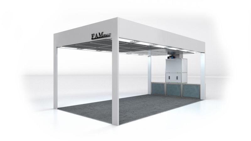 Aire de préparation à ventilation semi-verticale - puissance moteur 5,5 kW - solution compacte et économique_0