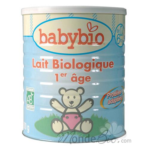 BABYBIO - LAIT BIOLOGIQUE BABYBIO 1 POUR NOURRISSON DE 0 À 6 MOIS 900GR