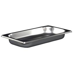 Bac Gastro Inox AISI 304 GN 1/3 Plein H. 40 mm - Gastroland - 3701666002571_0