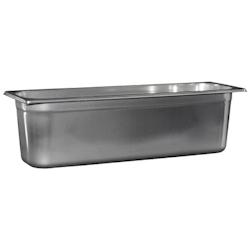 Bac Gastro Inox AISI 304 GN 2/4 Plein H. 150 mm - Gastroland - 3701666001888_0