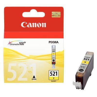 Cartouche jet d'encre Canon CLI-521 - Jaune - Référence fabricant CLI-521Y_0