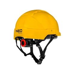 Casque De Sécurité Pour Travaux En Hauteur Neotools 97-210 Plastique Abs - Jaune - 5907558483635_0