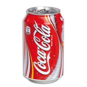 Coca-cola - Canette slim de boisson gazeuse pétillante - Contenance 33 cl - Arôme Cola_0