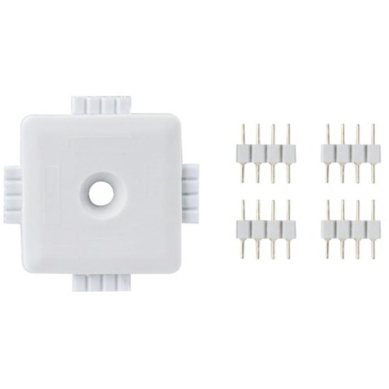 Connecteur ruban yourled 4 sorties blanc synthétique_0