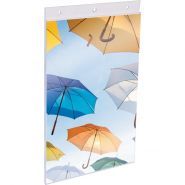 PVM020 - Porte-visuel de comptoir Sider - Format A4 (29,7 x 21 cm) - Plexi transparent 2 mm_0