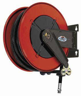 Enrouleur air et eau 18 m Ø G 1/2 (f) 20 bars Staal,ABS avec enroulement automatique et support mural fixe Raasm RA.9450.102_0