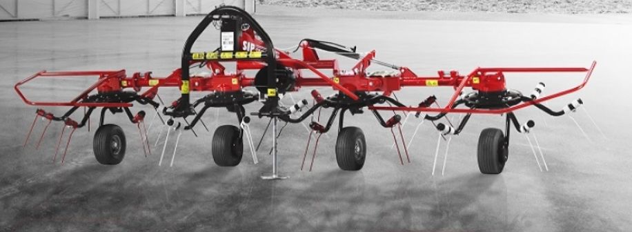 Spider 455/4 Faneuse rotative - SIP - 4 rotors - largeur de travail 4,50 m_0