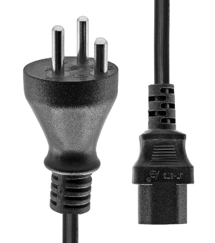 ProXtend PC-KC13-003 - Cordon d'alimentation électrique noir 3 m - Prise type K - Coupleur C13 - 16 A_0
