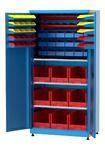 Armoire monobloc grande profondeur pour atelier - tiroirs 80 kg - étagères 120 kg - ouverture 180°_0