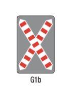 Balise de signalisation type G1b - dimensions 1150x750 mm_0