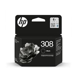 Cartouche D'encre Hp 308 Authentique Noir (7fp21ue) Pour Hp Envy 6110, 6120, 6130, 6520, 6530 - 0196786390470_0