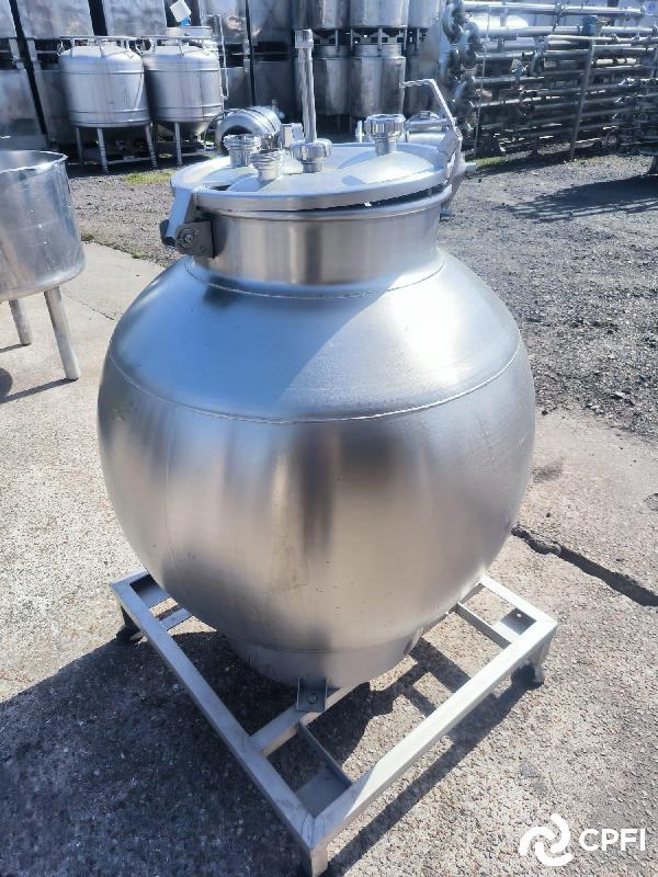 Container IBC GRV inox boule sphère - env. 525L - CON020_0