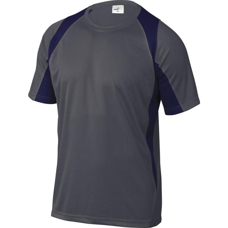 DELTA PLUS - Tee-shirt BALI gris et bleu marine - Taille XXL - Séchage rapide - BALIGMXX_0