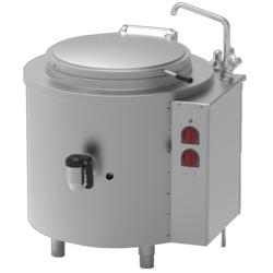 EURAST - Marmite cylindrique à gaz 500 litres chaleur indirecte - 1420x1300x1050 mm - 55 Kw - 18614500 - inox 18614500_0