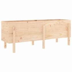 Helloshop26 - Jardinière bac lit surélevé plantes fleurs terrasse jardin de jardin 160 x 50 x 57 cm bois de pin massif marron 02_0039376 - 30002184_0