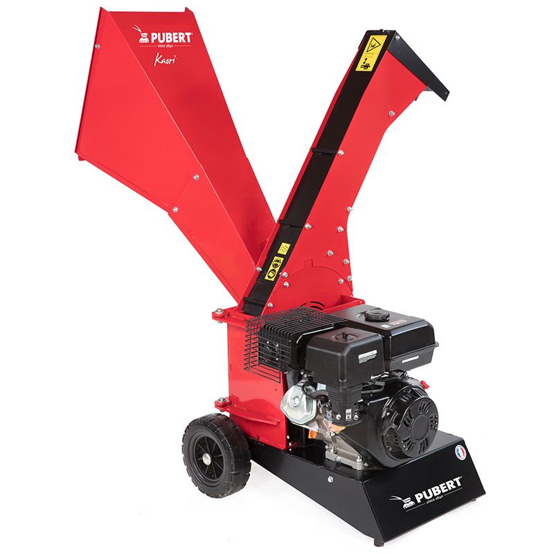 Kaori 100P - Broyeur de végétaux Pubert - Moteur 389 cc - Diamètre branches 7 cm - Double système de coupe breveté_0
