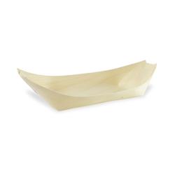 Packnwood FHC - 500Pcs - Barquette bateau bois - 145x75x20 - marron 210BBOIS146_0