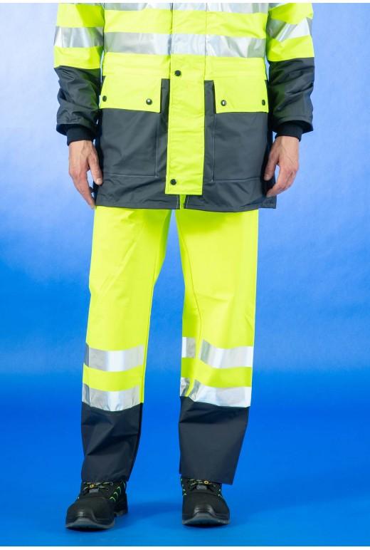 Pantalons de pluie Sonoflex Haute Visibilité classe 1 ou 3 - PTLPLHVSFJNMN-DM01_0