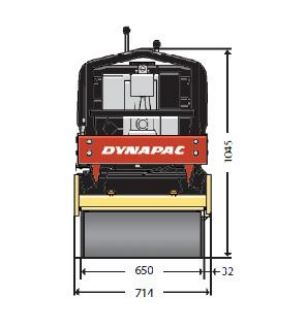 Rouleau vibrant duplex LP 6500 - Diesel - démarrage électrique et manuel - Puissance 6,8 kW_1