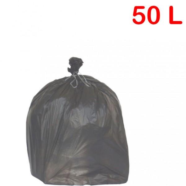 Sac poubelle à déchets légers - 50 litres - PE haute densité - Usage professionnel_0