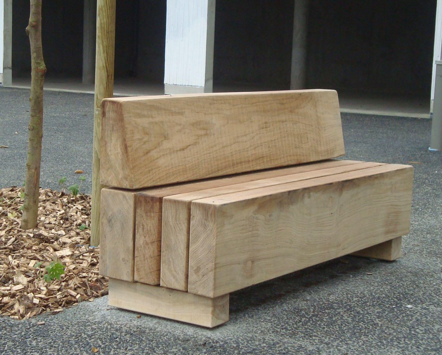 Banc public en bois marolleau cholet_0