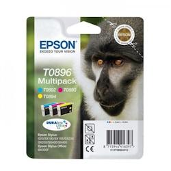 EPSON Multipack T0896 - Singe - Cyan, Magenta, Jaune (C13T08954010) Epson - jaune 3666373875866_0