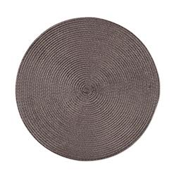 Excelsa lot de 6 sets de table Round plastique 36x0,2x36 cm brun - marron plastique 69638_0