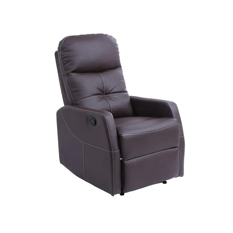 Fauteuil de relaxation avec une assise et un repose-pieds en mousse PU - MERCATO_0