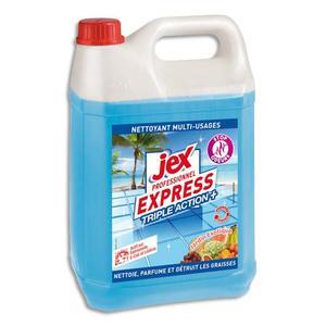 Jex professionnel express bidon de 5l nettoyant multi-usages triple action plus parfum jardin exotique_0