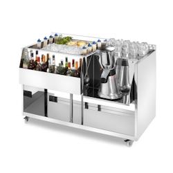 L2G Meuble cocktail inox 83 x 125 x 70 cm L2G - MCK/125 - MCK/125_0