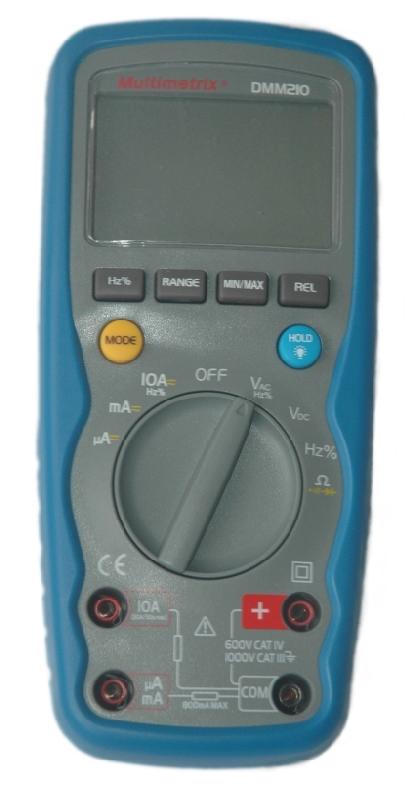 Multimètre numérique portable 6000 points, 0.09%, 1000v/10a ac/dc - MULDMM210_0
