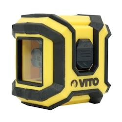 Niveau laser de chantier Croix horizontale et verticale Portée de 10 m Précision 0,5 mm VITO - noir 3663936031783_0