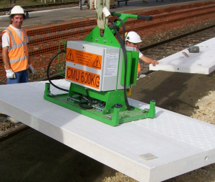 Palonnier pour pose de dalles en pierre ou béton - Capacité jusqu'à 600 kg - En vente ou location_0