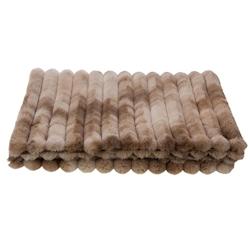 Plaid Sharpei beige 130x170 cm -  Marron Rectangle Tissu Amadeus 170x2 cm - marron textile 3520071939292_0