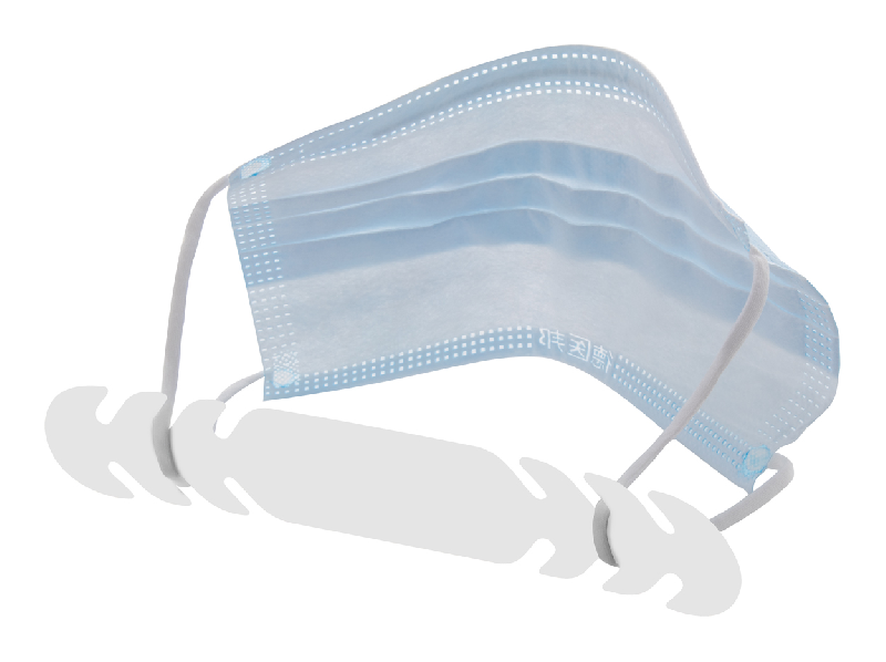 Prolongateur de masque facial en plastique PP - Taille universelle adulte avec 3 positions d'extension (8, 11, 14 cm)_0