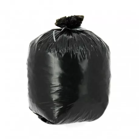 Sacs poubelle 100L noir - BD 55µ - Carton de 200 sacs - Référence 124105 - Marque SKAPNET_0