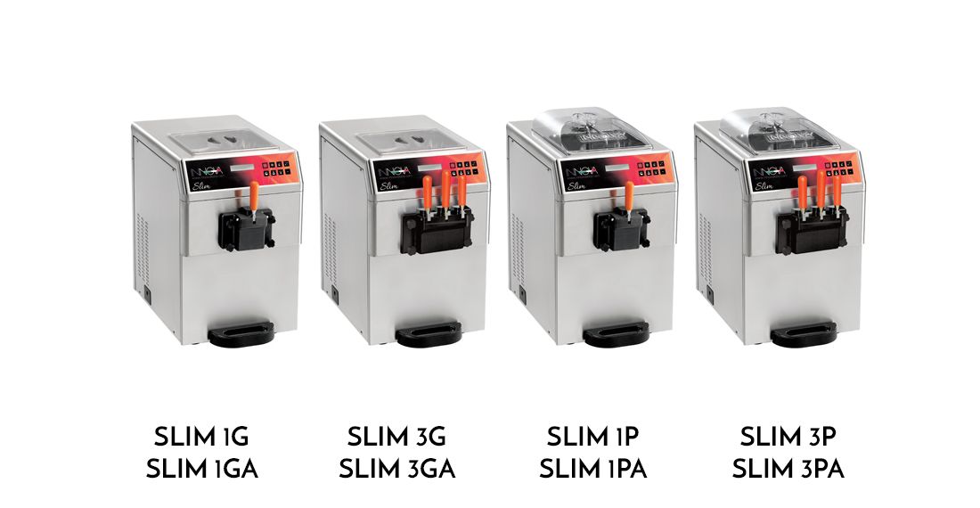 Slim - machines à crème glacée - innovaitalia - conçue avec deux systèmes de réfrigération à haut rendement_0