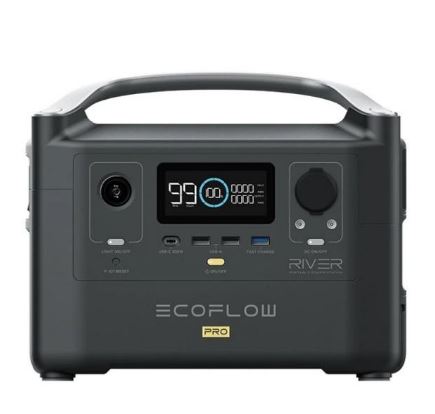 Station de charge portable Ecoflow River Pro - 720Wh, 12V, 230V, batterie lithium-ion_0