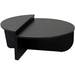 Table basse en aggloméré Podium noir Hanah Home - noir 8684283355761_0