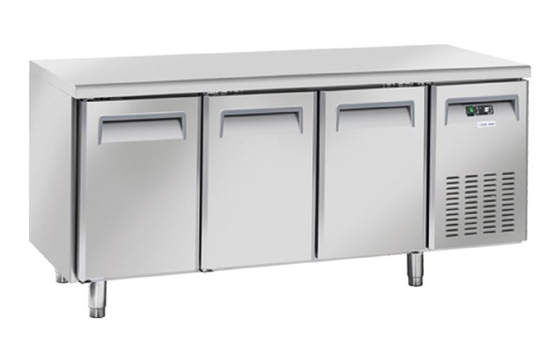 Table réfrigérée positive 600x400 3 portes inox 640l - PA 3100 - CH_0