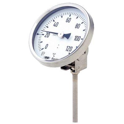 Thermomètre bimétallique Ø150 Orientable Tout Inox